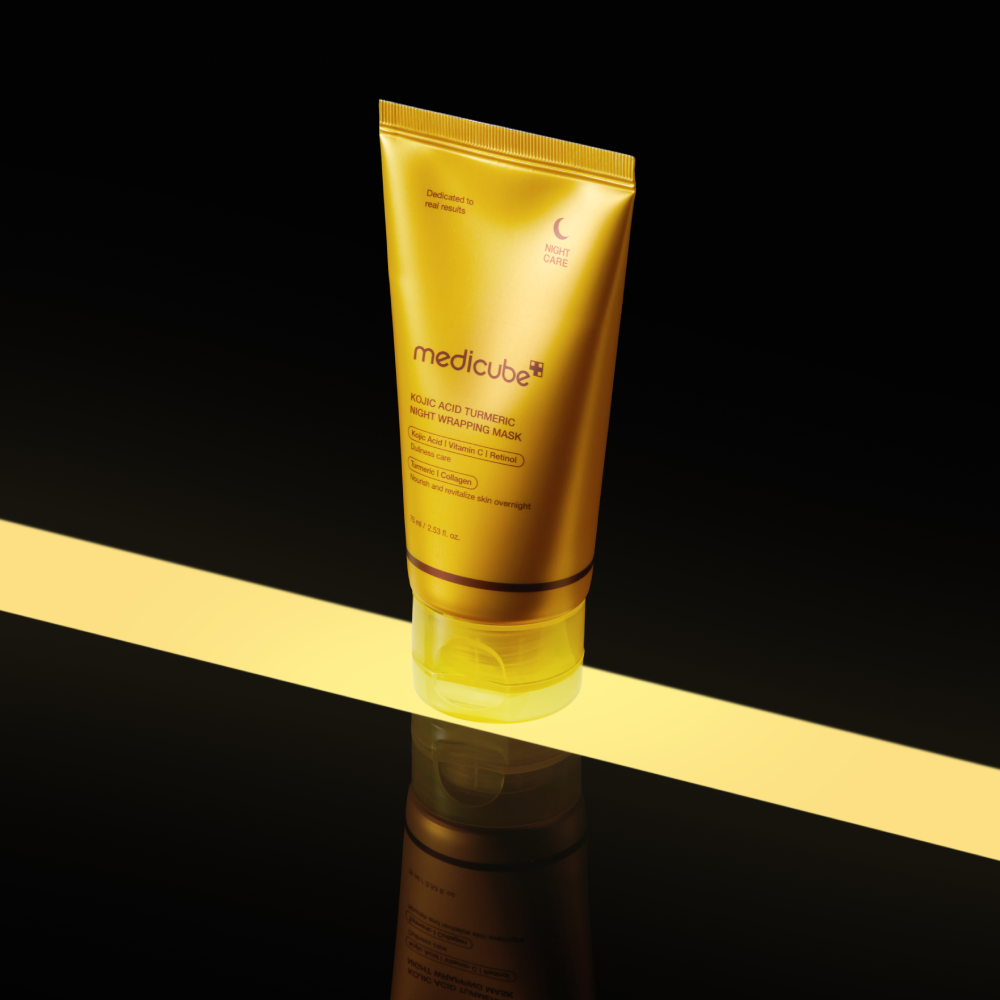MEDICUBE Kojic Acid Turmeric Night Wrapping Mask 75ml - Нічна маска з койєвою кислотою та куркумою - фото №5 MEDICUBE Kojic Acid Turmeric Night Wrapping Mask 75ml - Нічна маска з койєвою кислотою та куркумою - фото №5